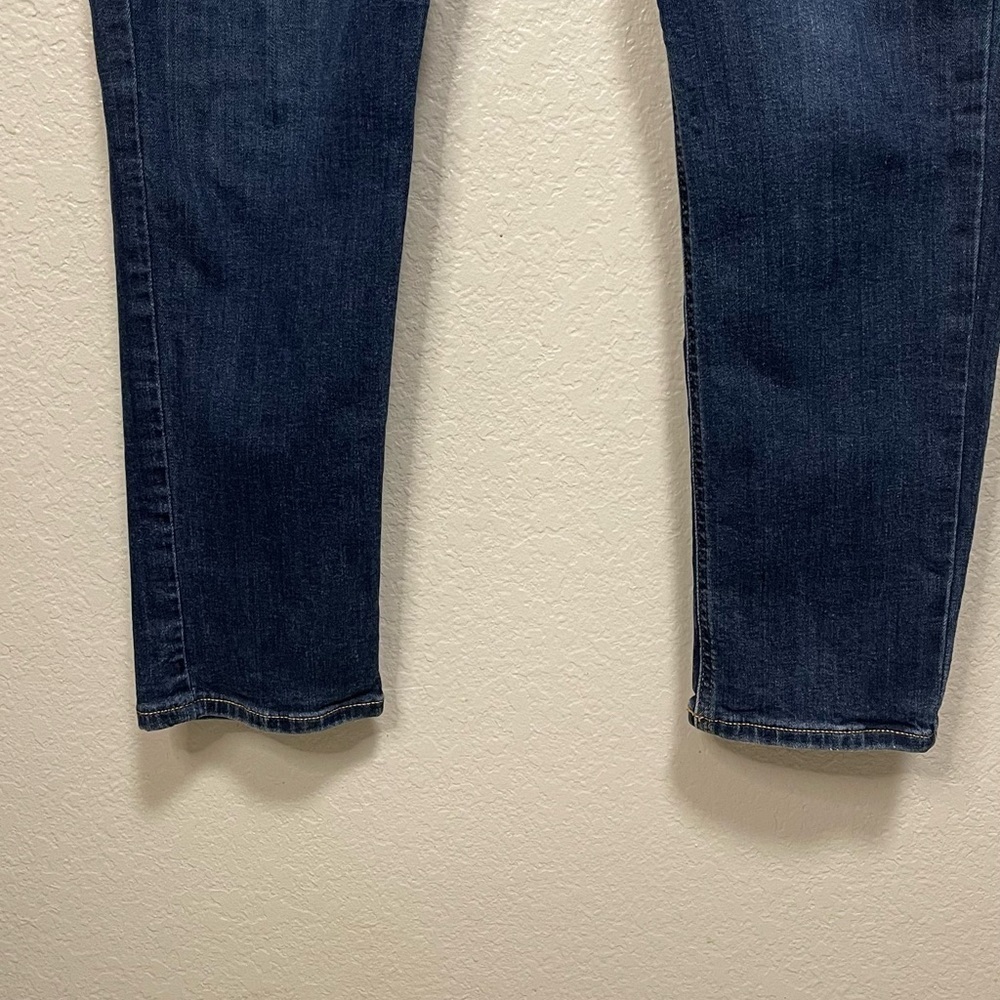 Elizabeth and James Dark Wash High Rise Organic Cotton Stove Pipe Jean Size 6/28 - Picture 5 of 11